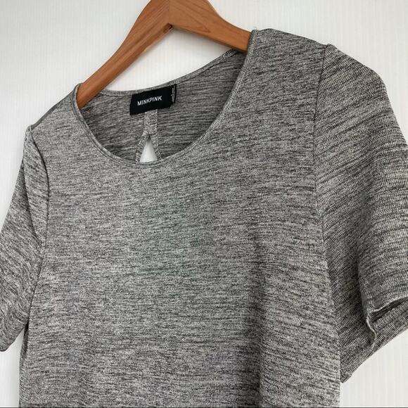 MINKPINK Revolution layered overlay t-shirt dress - Picture 7 of 8